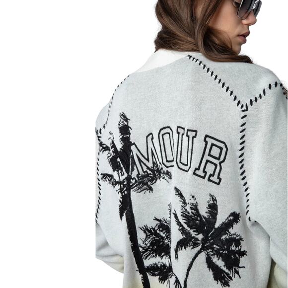 ZADIG & VOLTAIRE Austin Cosmoo Cardigan XS - Picture 5 of 16